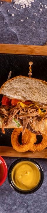 Pulled Pork Sliders with Crispy Sides