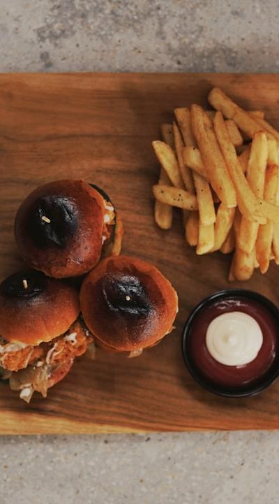 Pulled Pork Sliders with Crispy Wedges