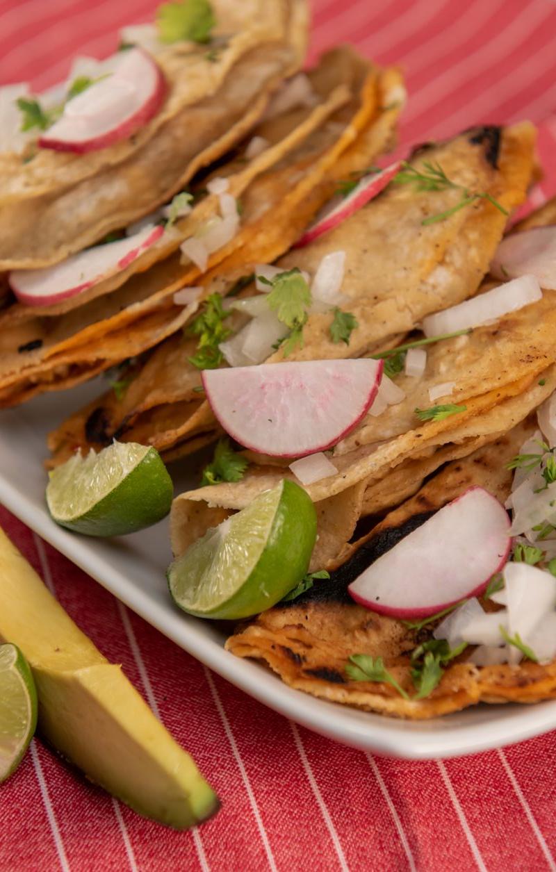 Quesabirria with Crispy Tortillas