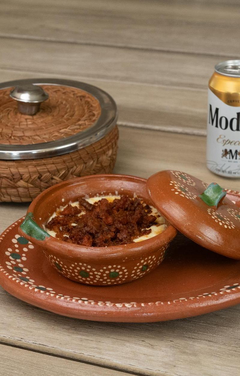 Quesillo Oaxaqueño Fundido (Melted Oaxacan Cheese Dip)