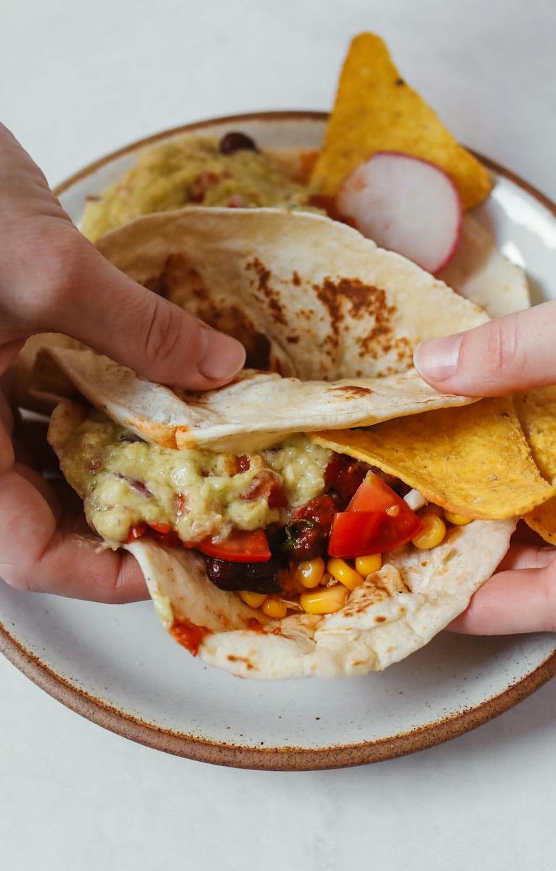 Quick Bean Tacos
