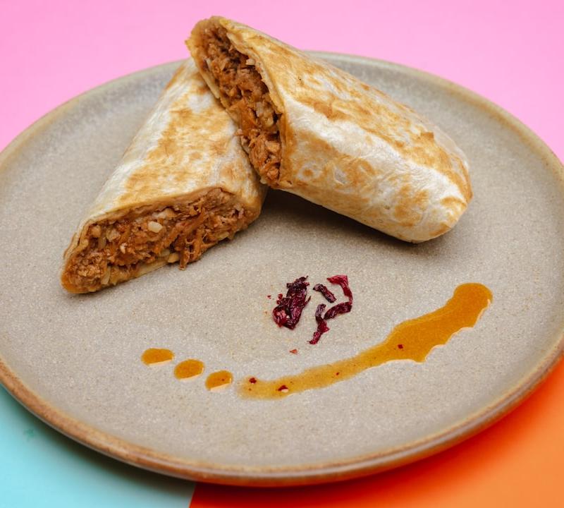 Quick Beef Breakfast Burrito