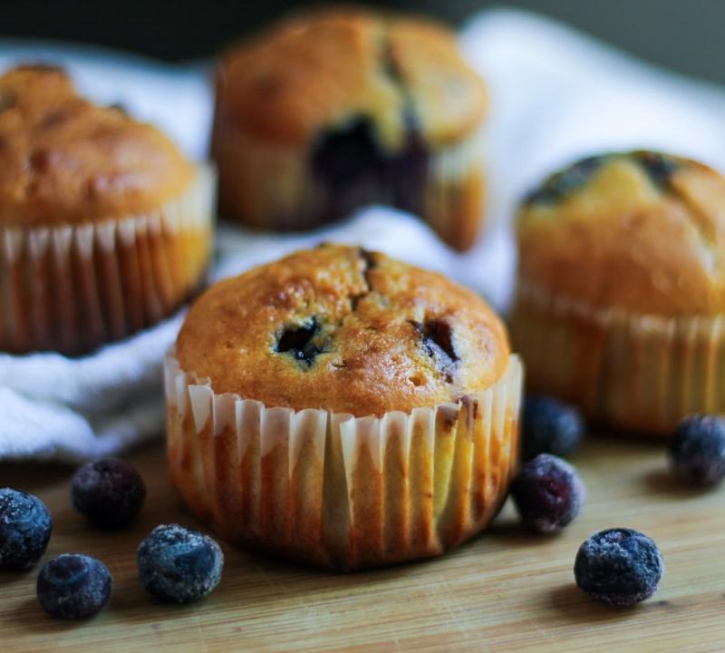 Quick Blueberry Muffins