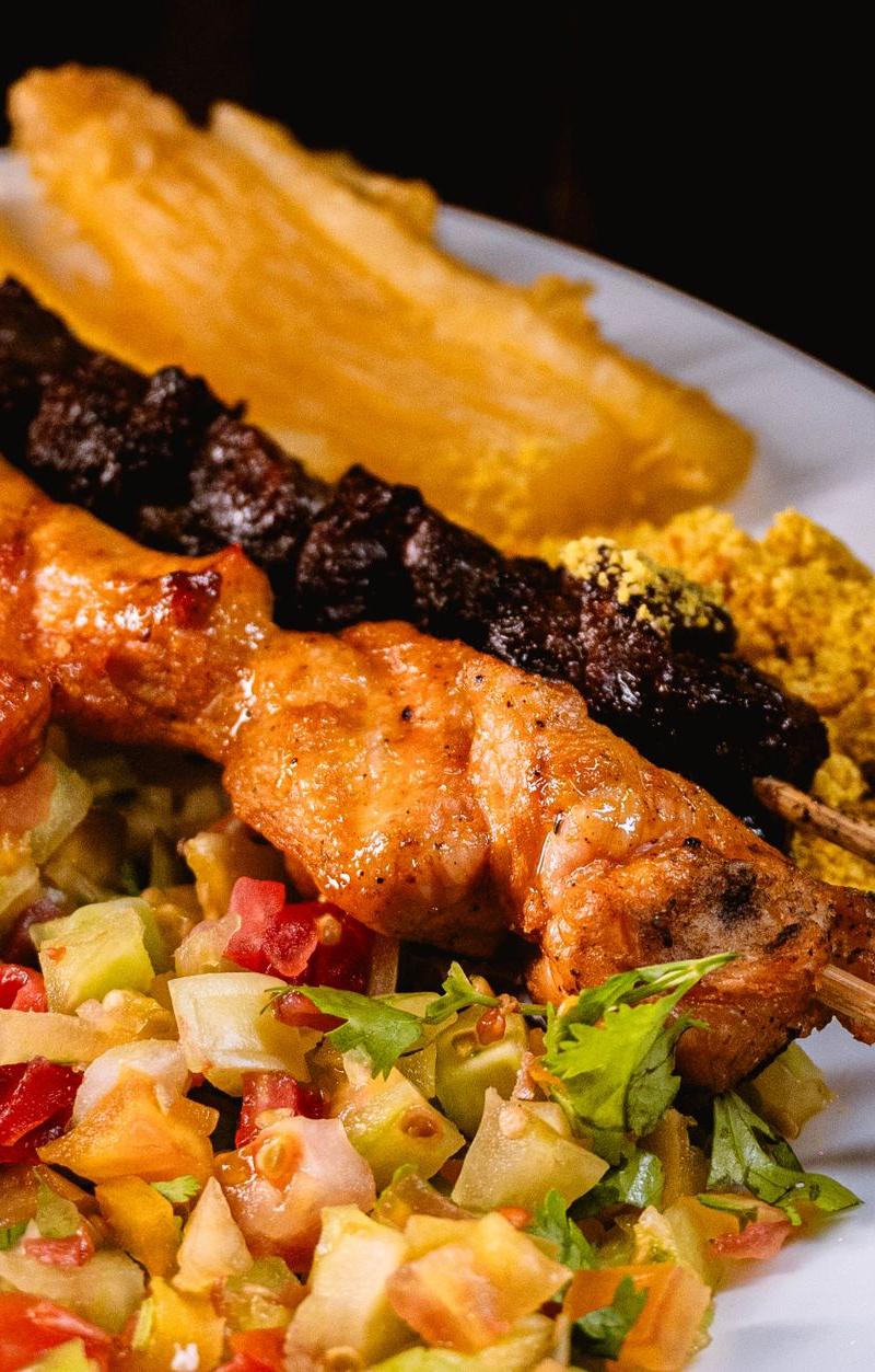 Quick Churrasco: Grilled Beef Skewers & Sides
