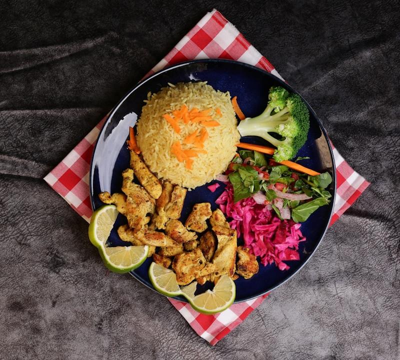 Quick Coconut Curry Chicken Bowl