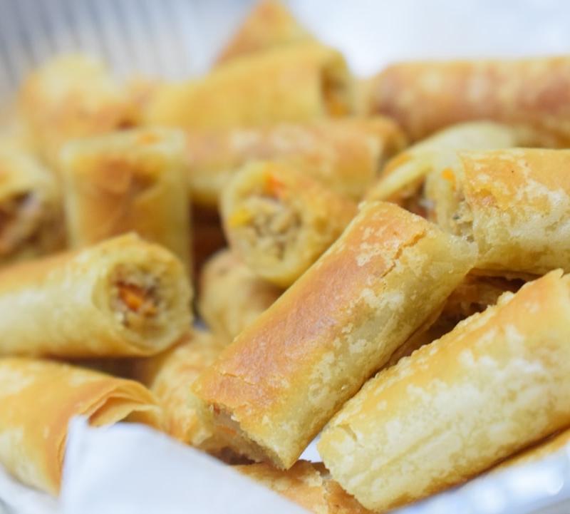 Quick Crispy Spring Rolls