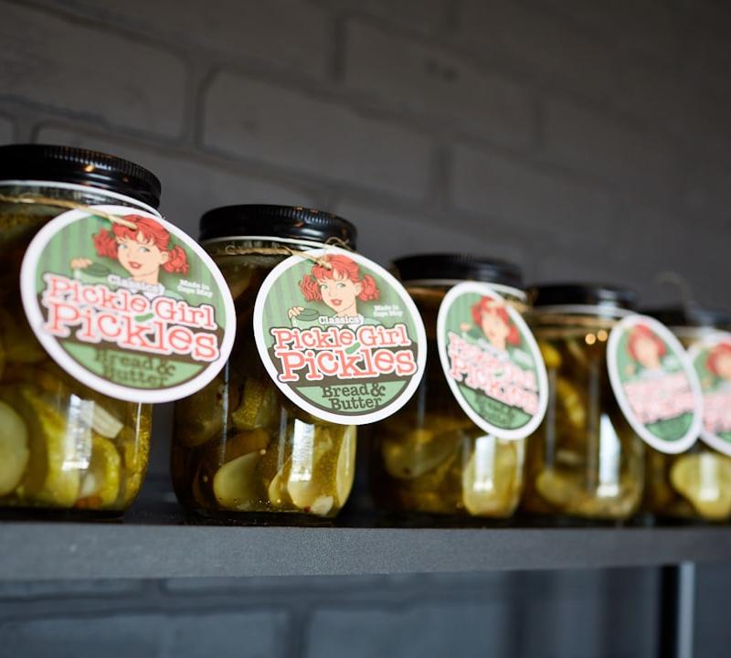 Quick Dill Green Tomato Pickles