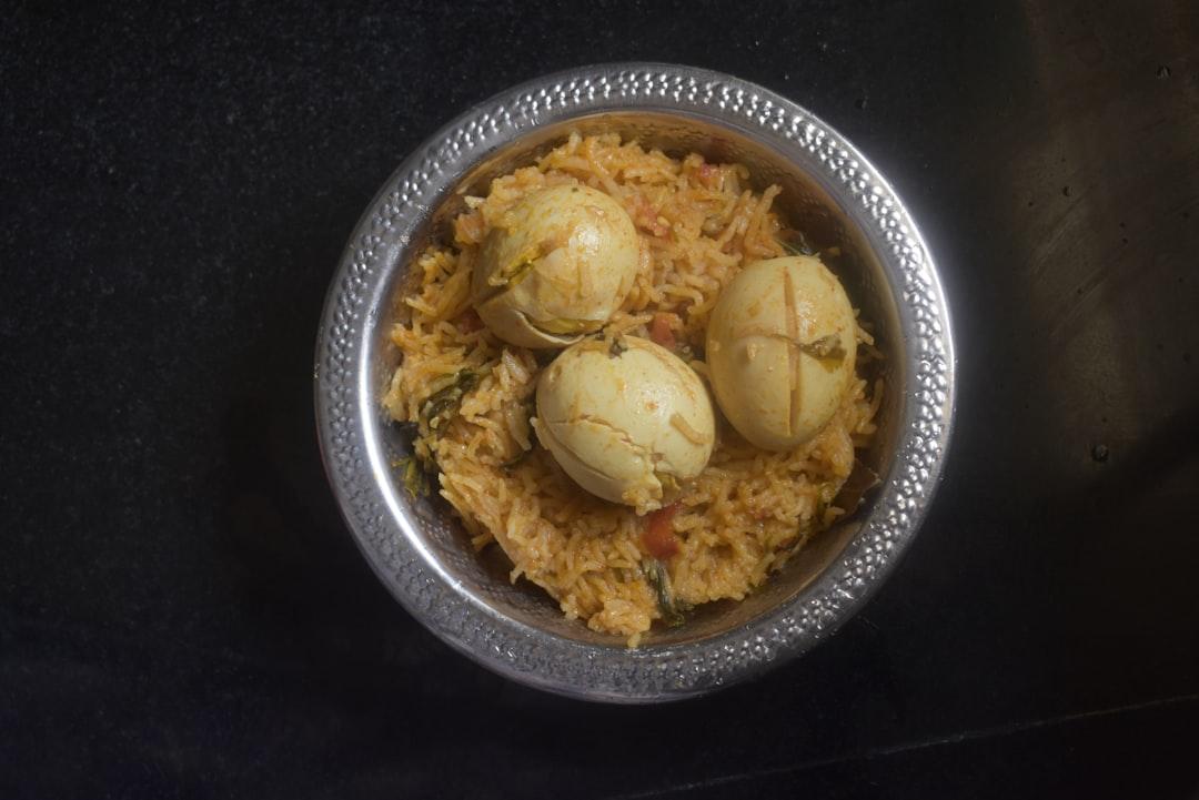 Quick Egg Biryani