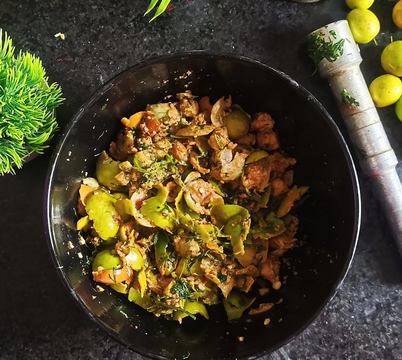Quick Kadai Chicken