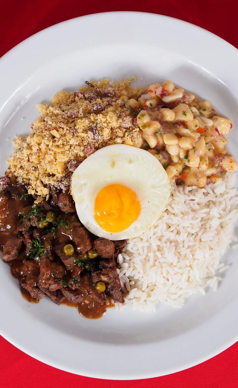 Quick Lamb Stew with Rice & Egg