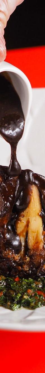 Quick Mole Chichilo Beef with Chimichurri