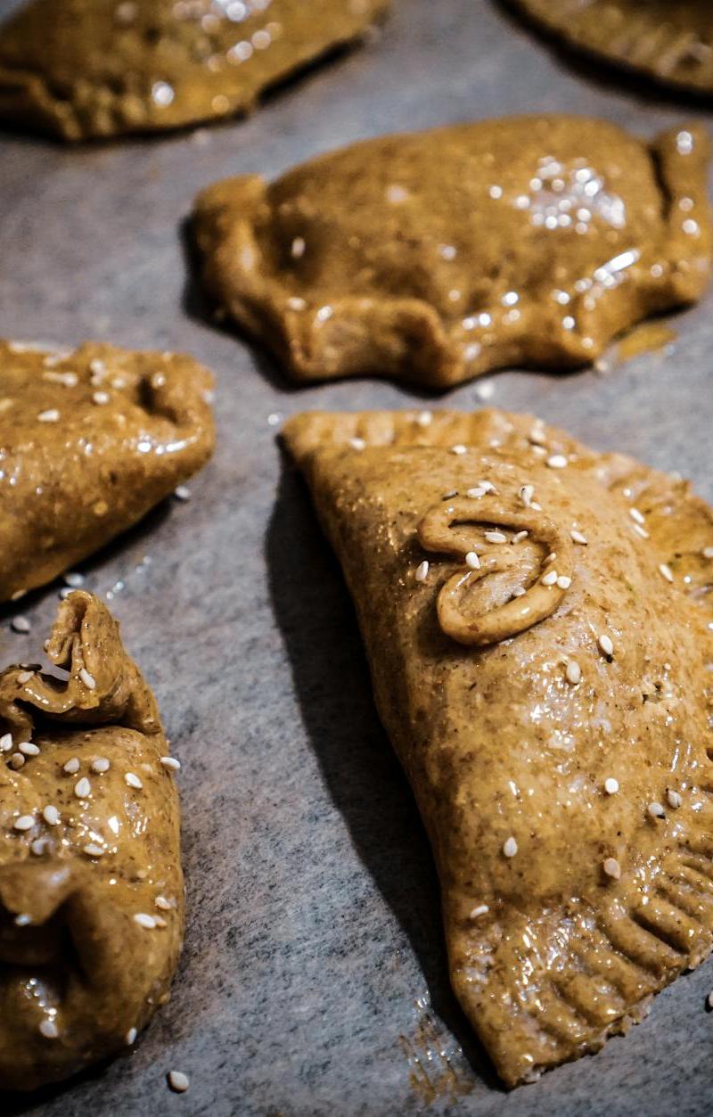 Quick Mole Negro Chicken Empanadas
