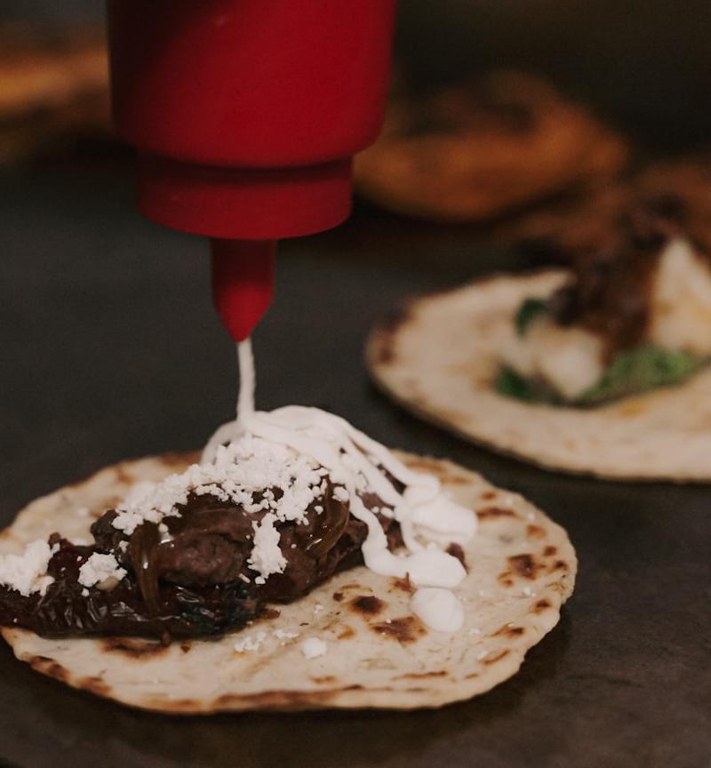 Quick Mole Tacos