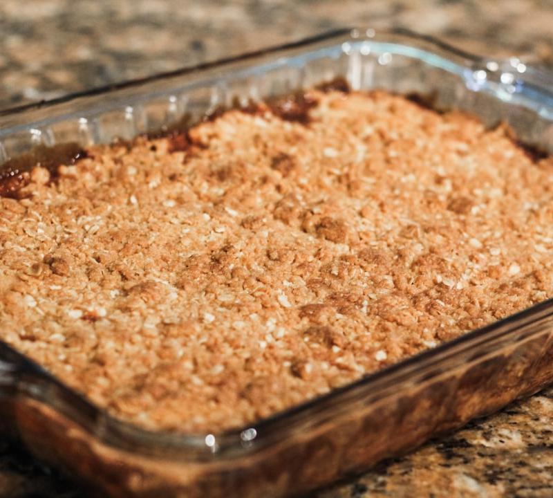 Quick Peach Cobbler