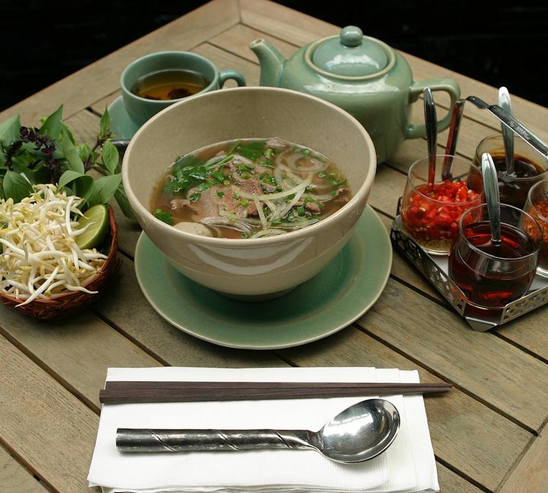 Quick Pho with Aromatic Broth