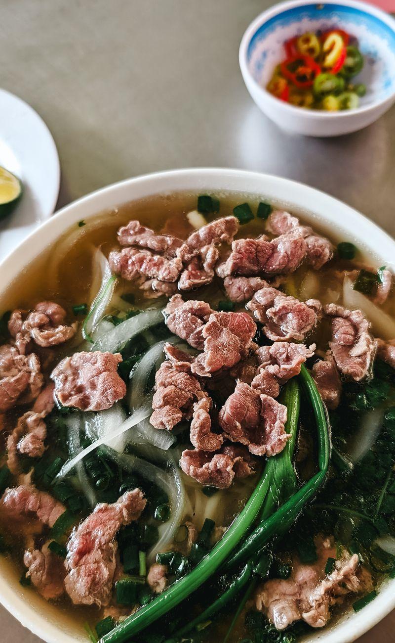 Quick Rare Beef Pho