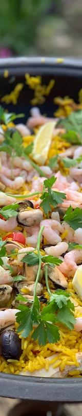 Quick Seafood Paella Valenciana