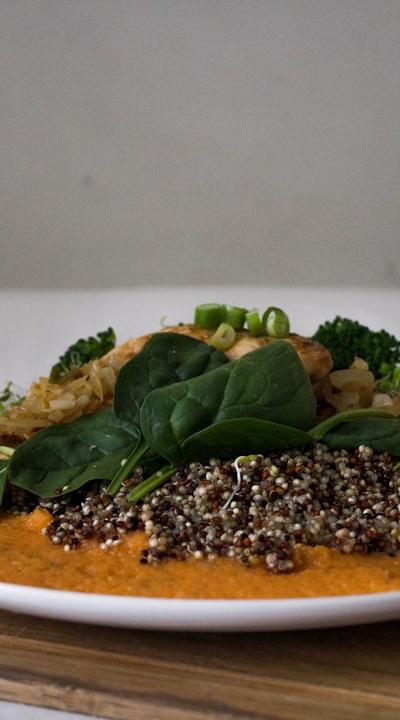 Quinoa Buddha Bowl with Tahini Dressing