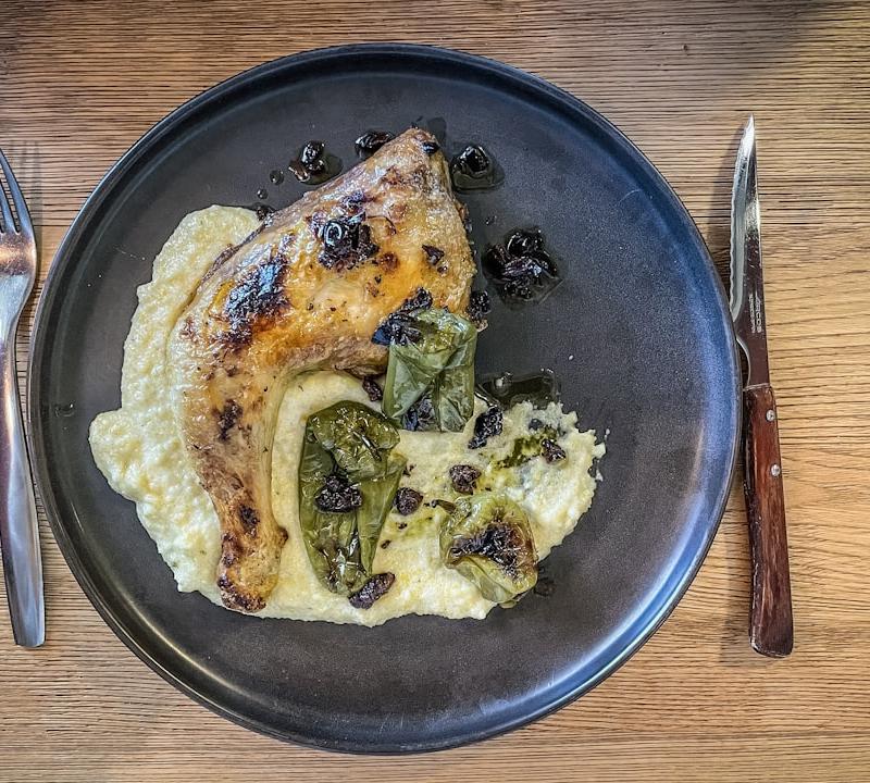 20-Min Rabbit & Plum Skillet