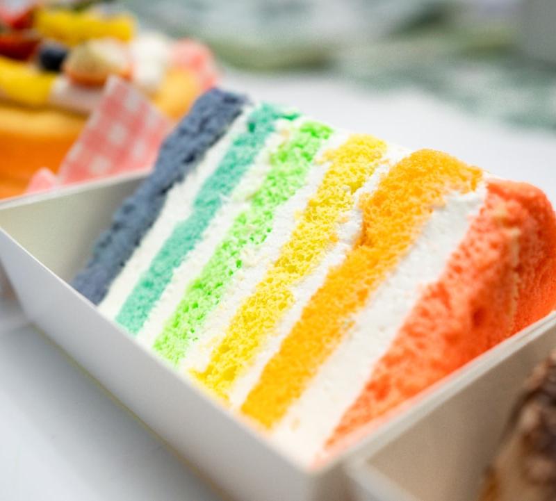 15-Minute Rainbow Cake Parfait