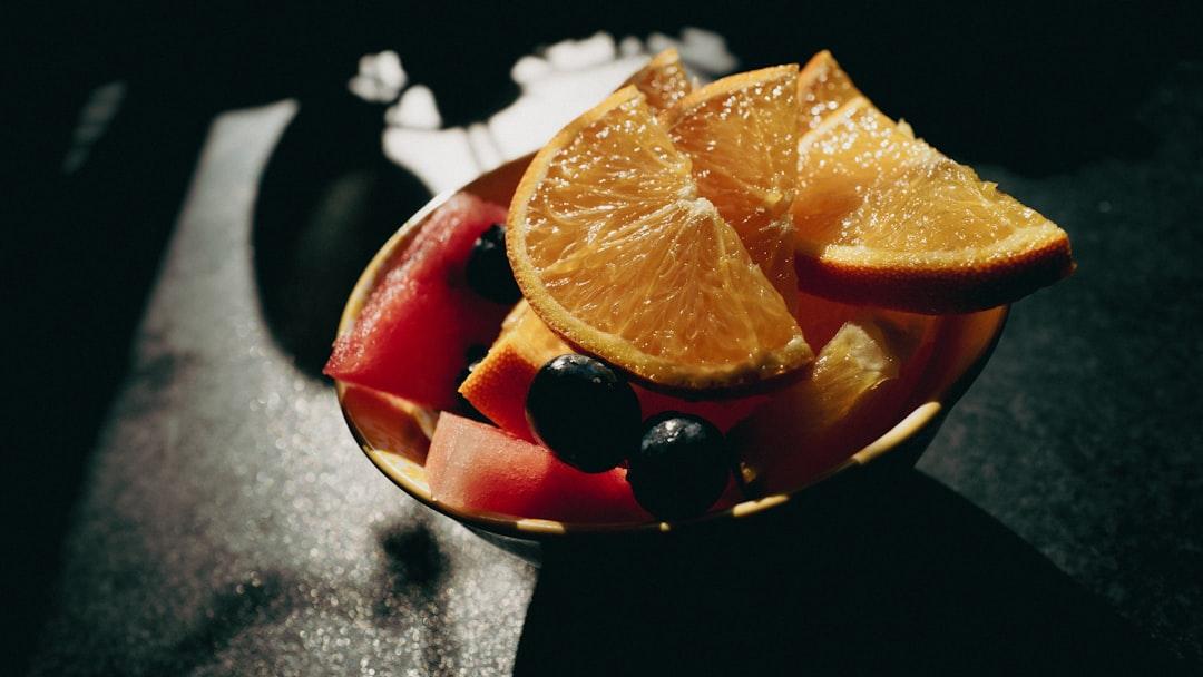 Rainbow Fruit Bowl with Honey-Lime Drizzle