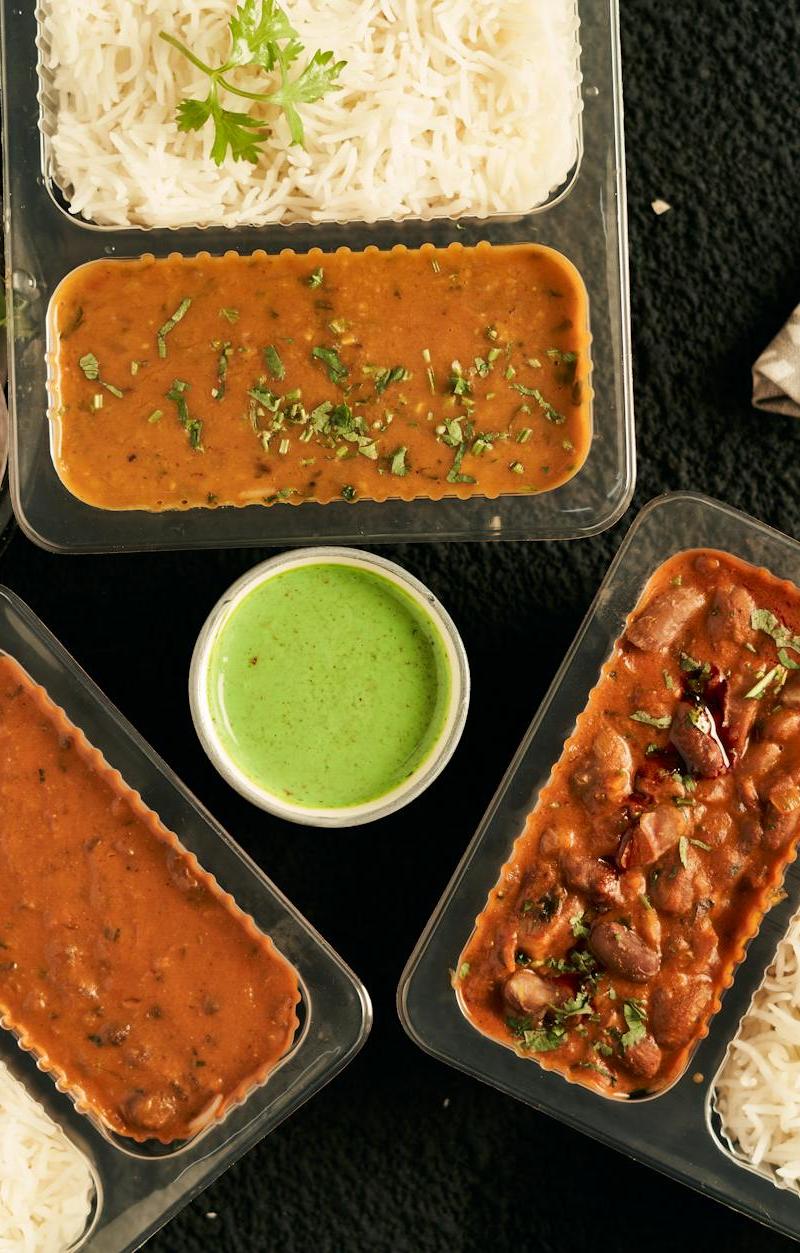 25-Min Rajma Masala Bowl with Dal & Rice