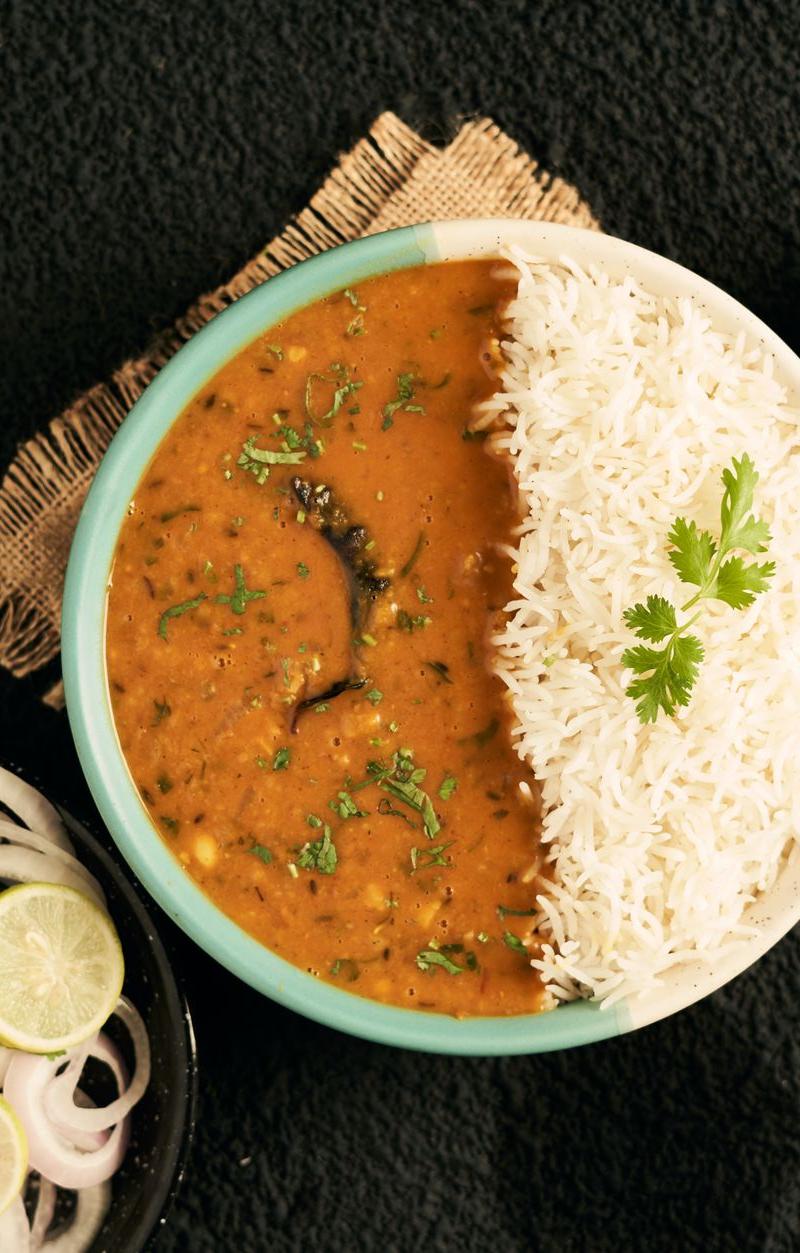 25-Min Rajma Masala with Rice & Lime