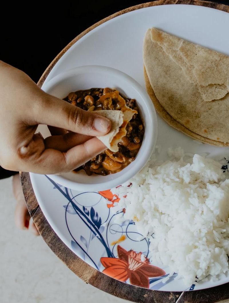 25-Min Rajma Masala with Rice & Roti