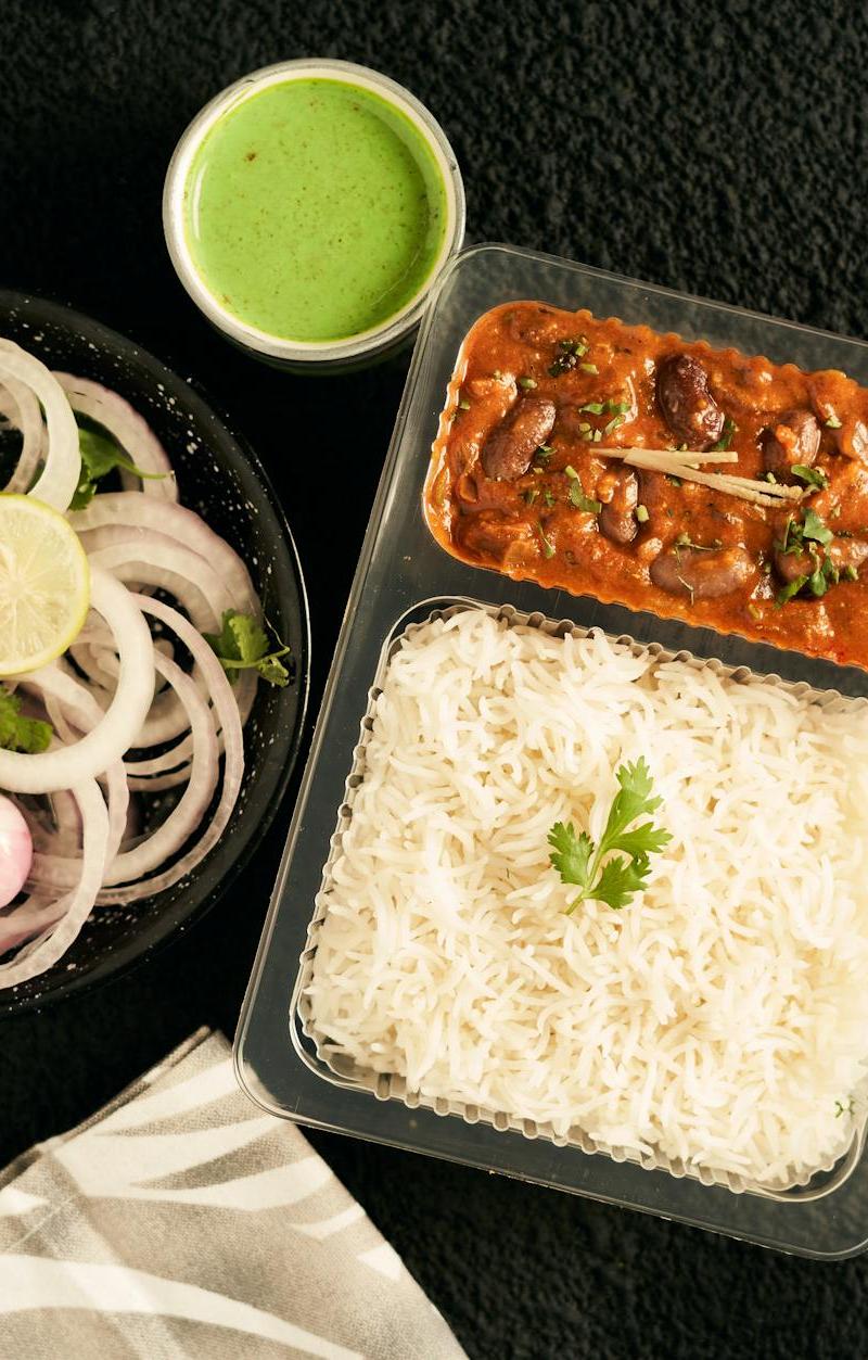 20-Min Rajma Masala with Rice & Sides