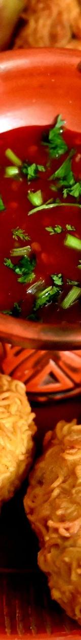 South Indian Lentil Fritters in Tamarind Broth