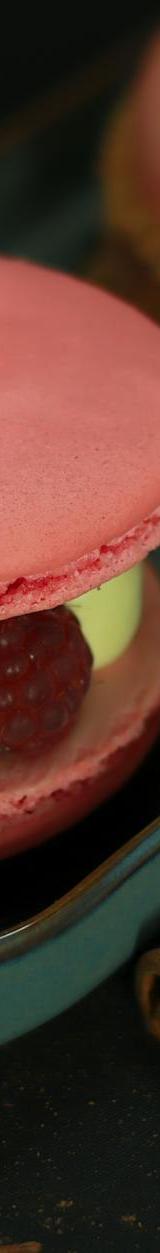 Raspberry Macarons