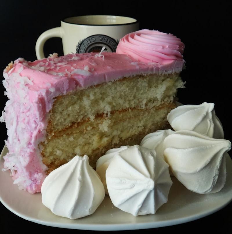 Raspberry White Chocolate Cake