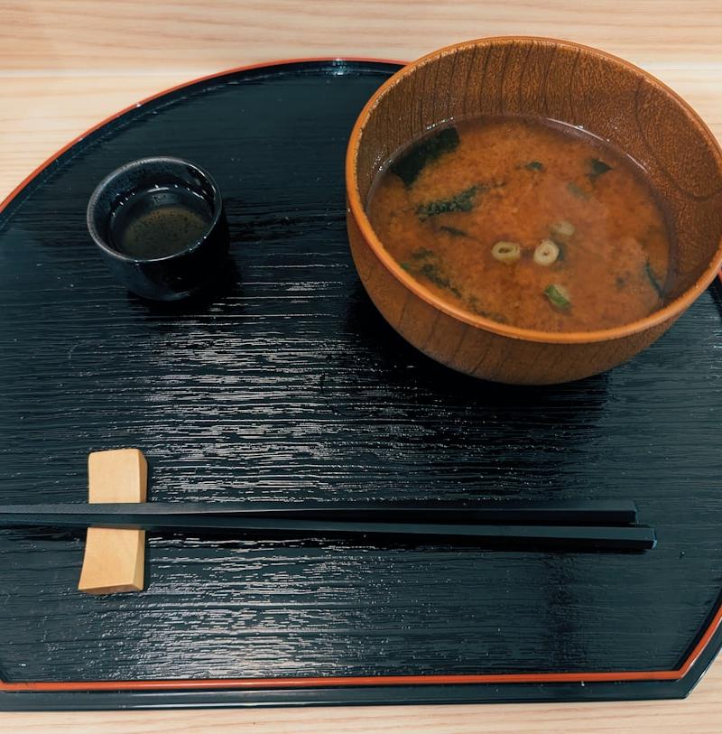 Red Miso Soup with Tofu