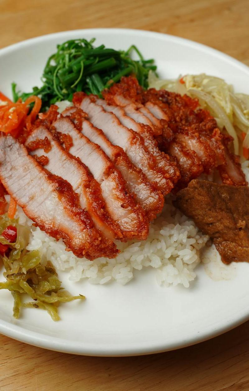 20-Min Red Pork & Rice