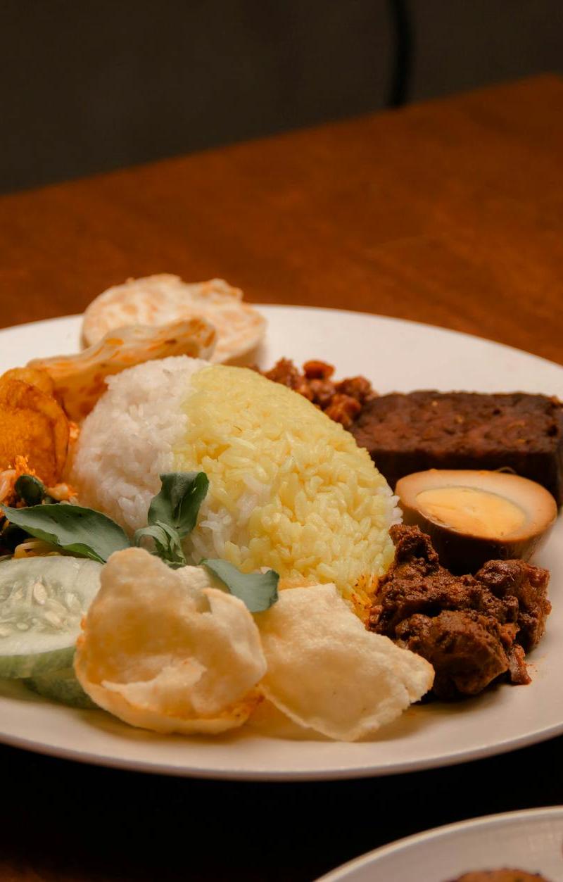 20-Min Rendang Padang with Rice & Egg