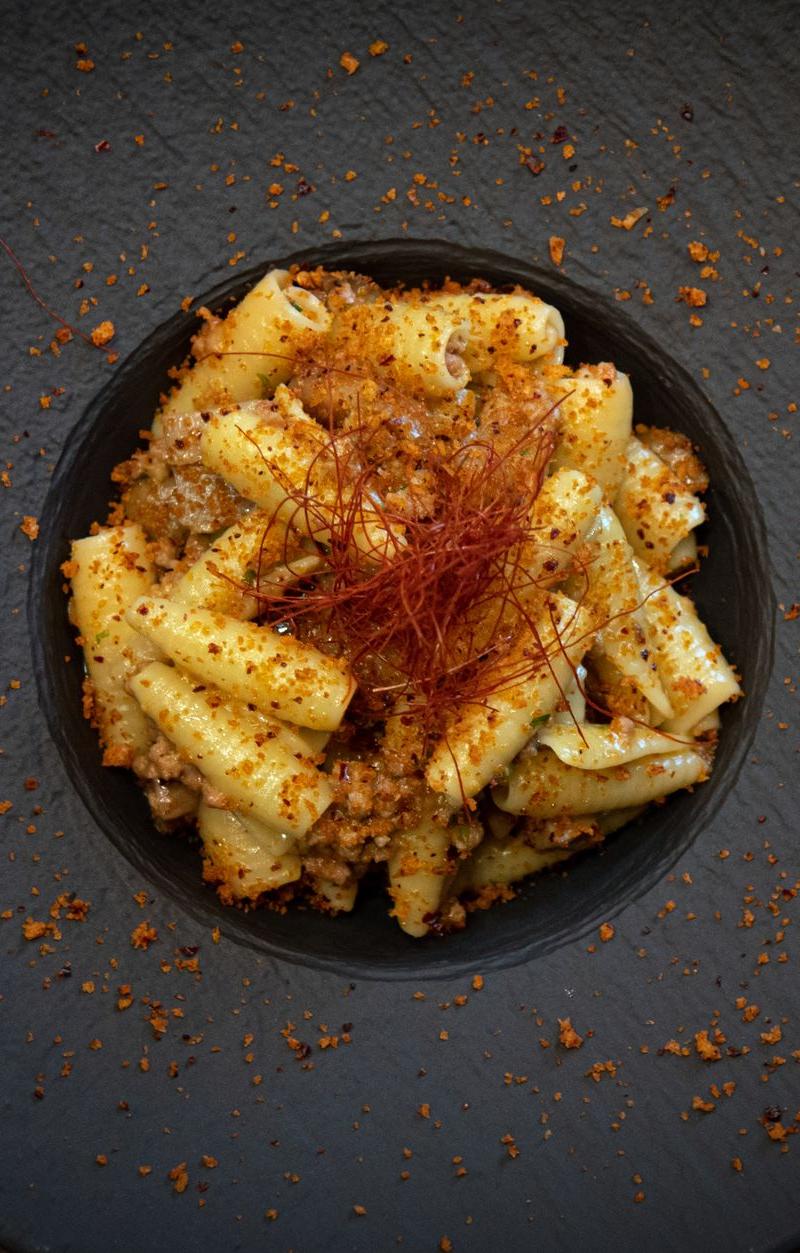 20-Min Rigatoni with Spicy Beef & Tomato