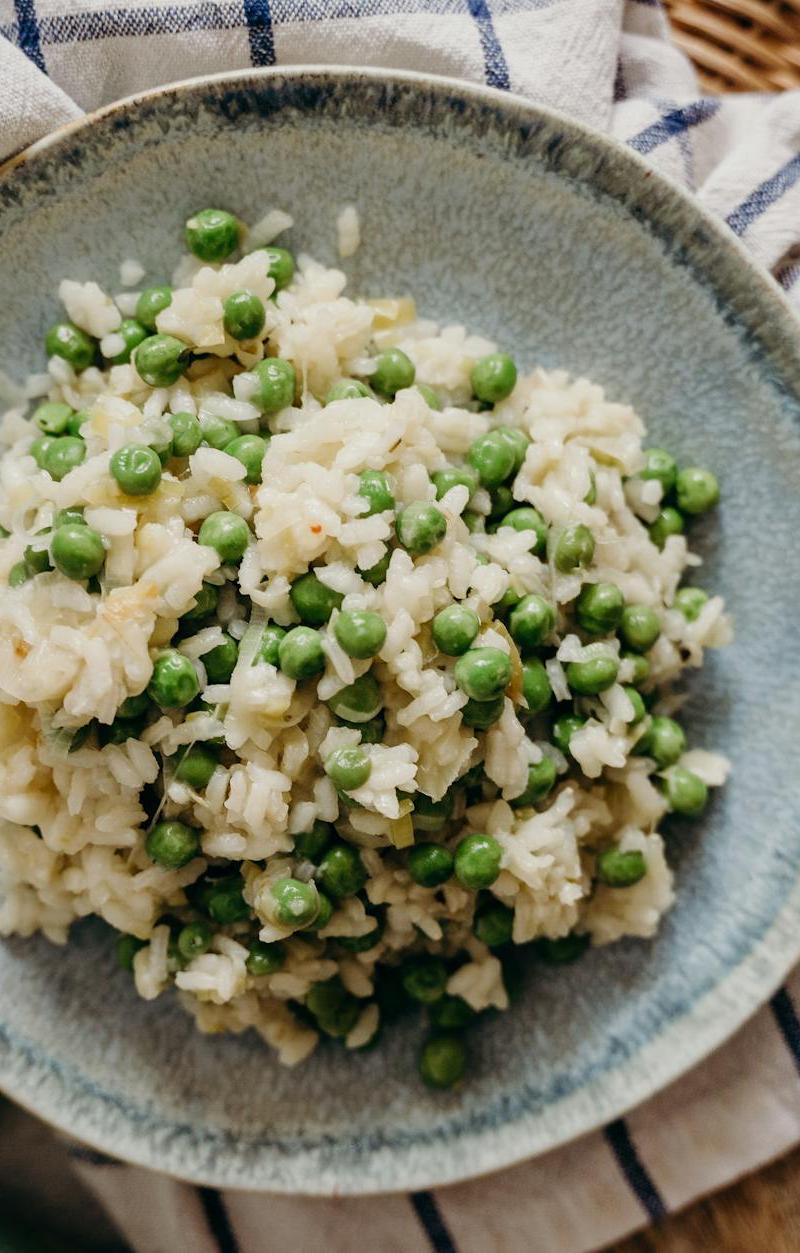 20-Min Risi e Bisi with Crispy Pancetta