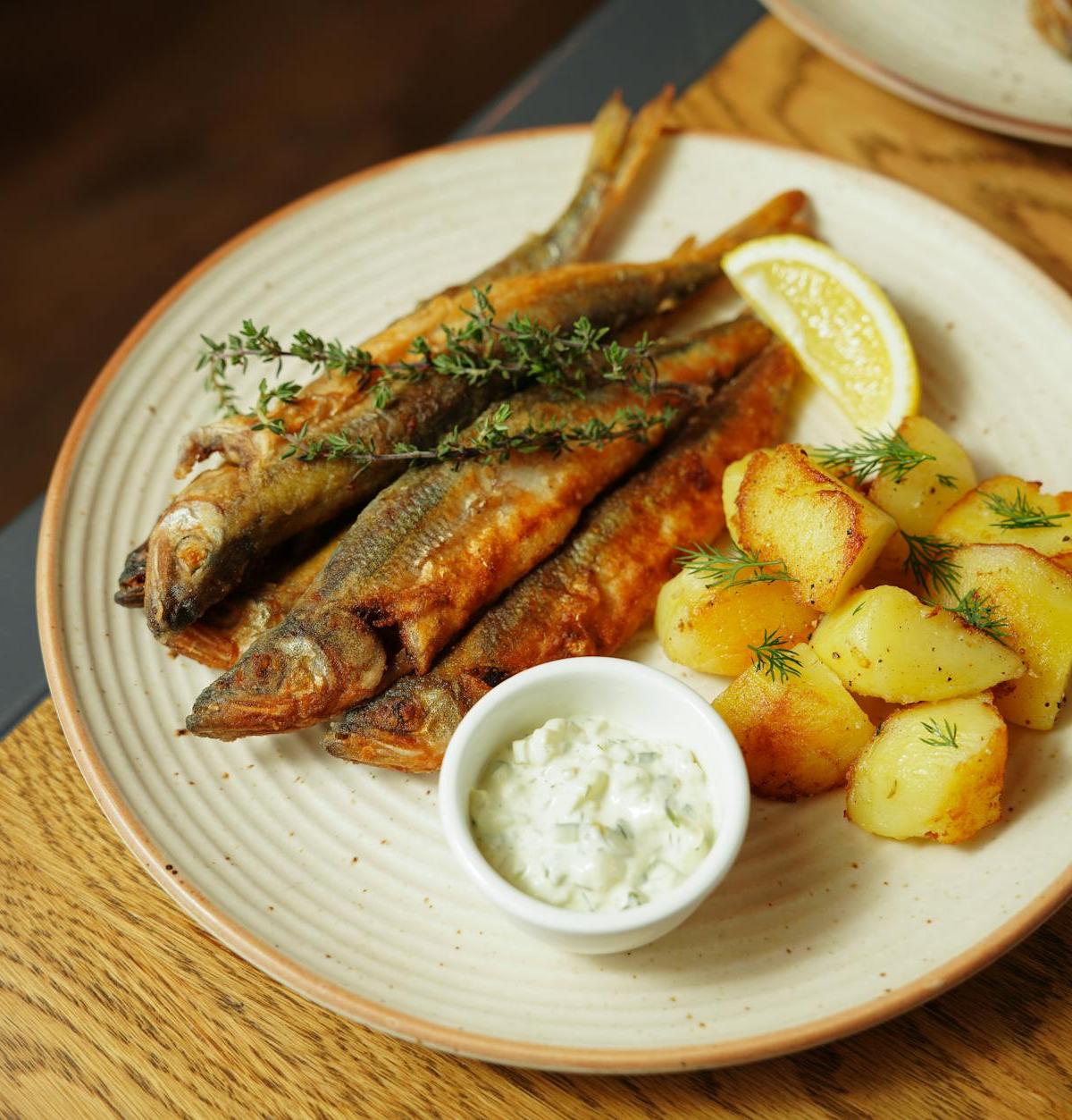 Roasted Branzino with Lemon and Herbs