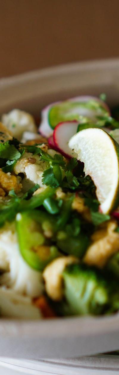 Roasted Cauliflower Buddha Bowl
