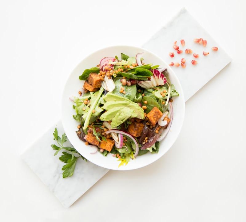 Roasted Sweet Potato & Avocado Salad