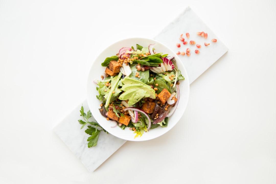 Roasted Sweet Potato & Avocado Salad