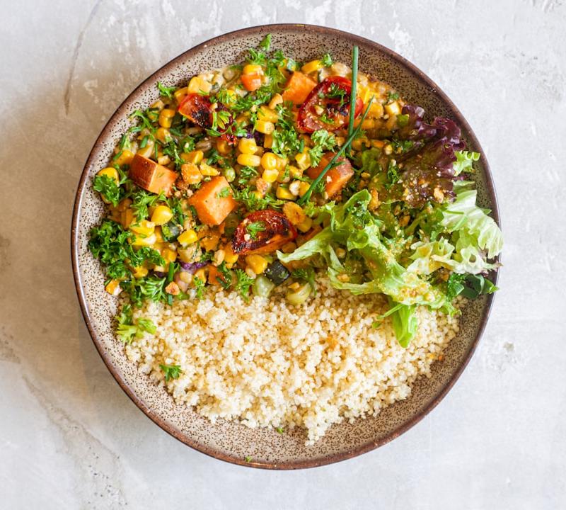 Roasted Vegetable & Farro Bowl
