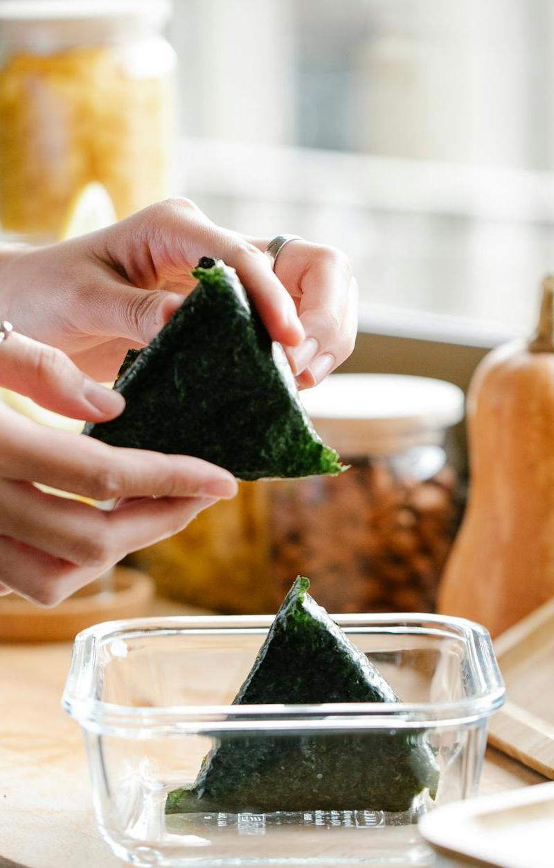 Roasted Veggie Onigiri with Lemon & Nori