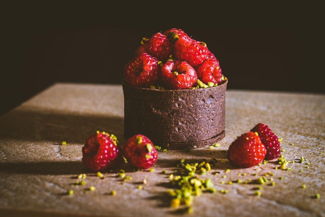 Rose & Pistachio Muhalbia with Berries