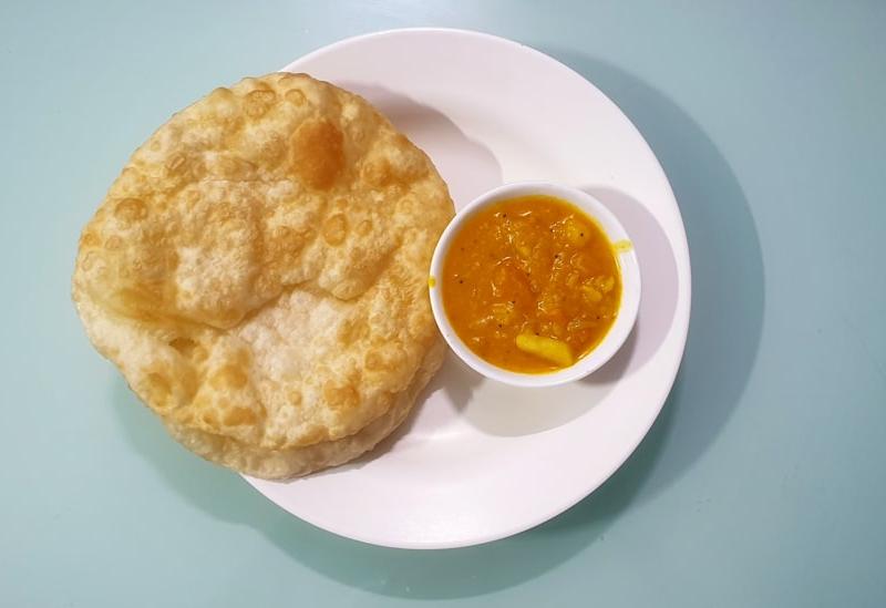 Roti Canai with Curry Dip