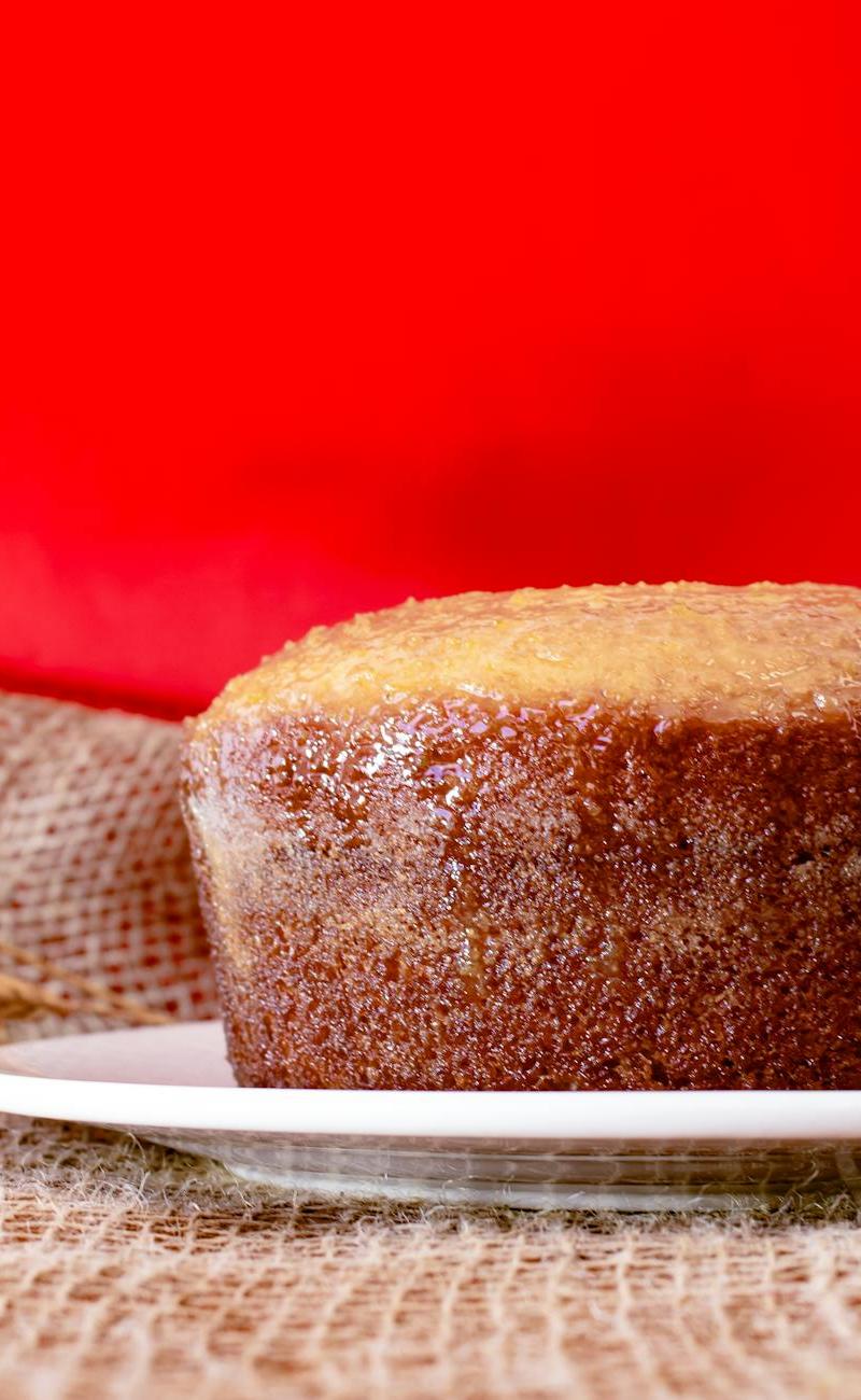 30-Min Rum Cake Bites with Boozy Syrup