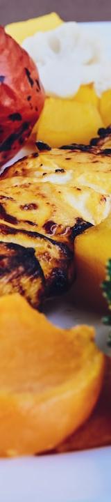 Sheet-Pan Saffron Chicken Kebab with Roasted Veggies