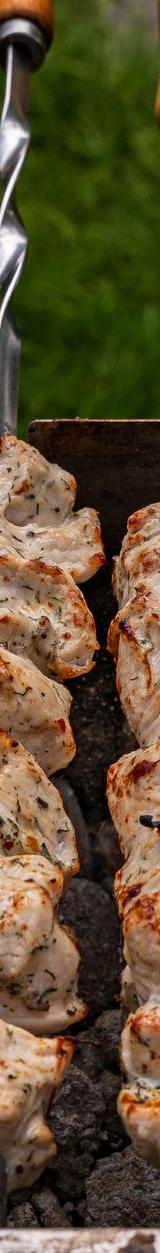 Saffron Chicken Skewers
