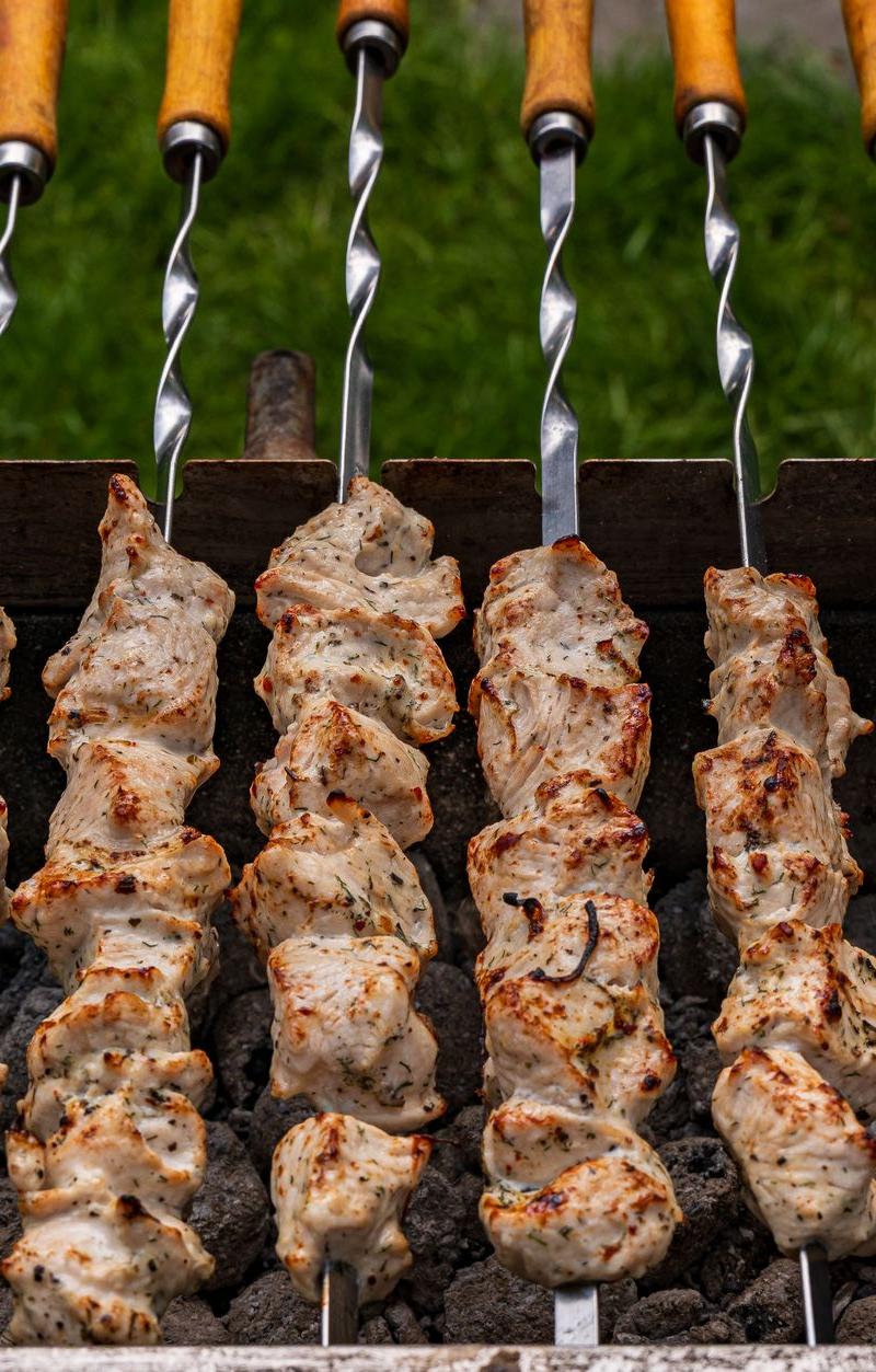 Saffron Chicken Skewers