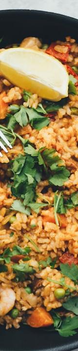 20-Min Saffron Vegetable Paella